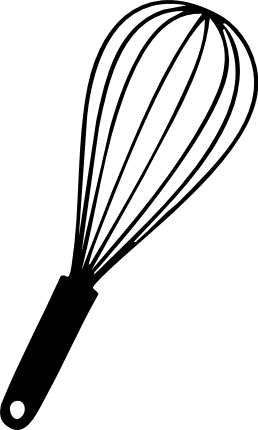 Whisk silhouette Free SVG File – Baking clipart image