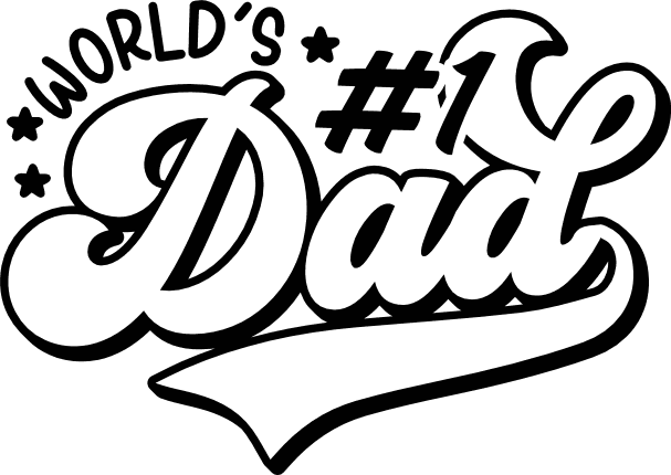 World’s #1 Dad Free SVG File for Members – Fathers Day gift