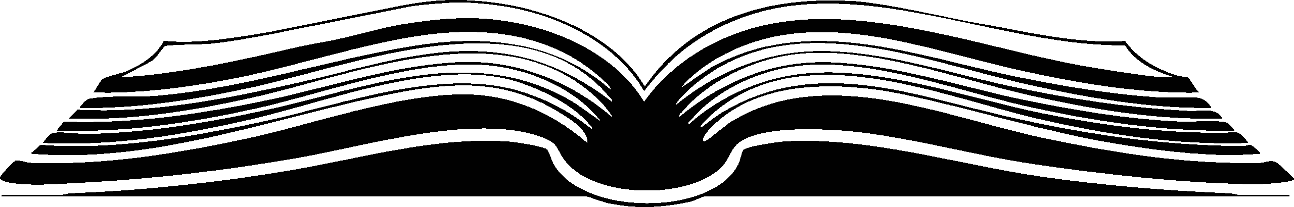 Open Book silhouette Free SVG File – Reading Clipart, school decor