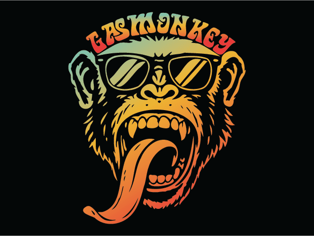 Gasmonkey sign Free SVG File for Members – Garage decor, wall sticker