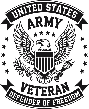 United States Army, veteran, defender of freedom - Free SVG File for Members