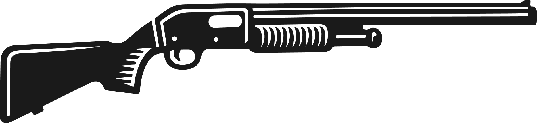 Rifle Gun silhouette Free SVG File for Members – weapon clipart image