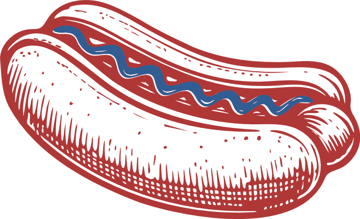 Hot Dog Free SVG File for Members – Food clipart image