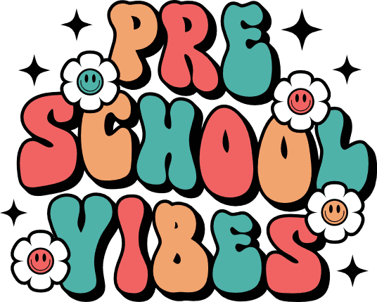 Pre-School Vibes Free SVG File for Members – back to school tshirt design