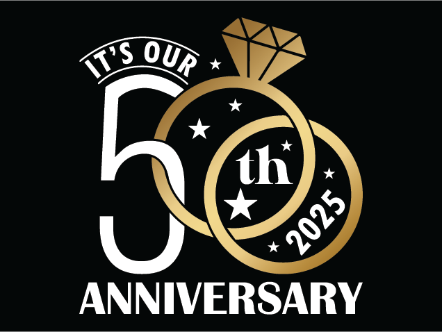 It's our 5th anniversary 2025 free svg file for members, golden png for sublimation, anniversary gift
