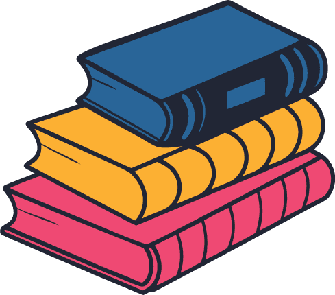 Stack of Books Free SVG File – Reading clipart image