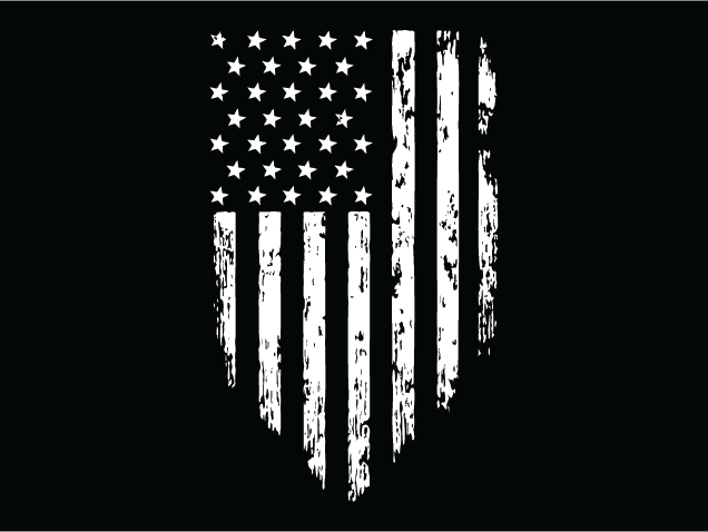 Distressed American Flag Free SVG File for Members - 4th of july, clipart image