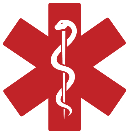 Medical Star of Life Free SVG File - Emergency Symbol with Snake clipart