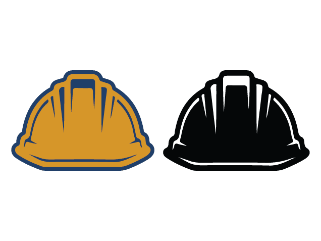 Construction Hard Hat Free SVG File – Safety Helmet Clipart image