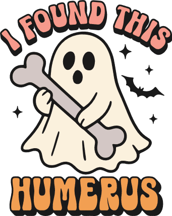 I Found This Humerus Free SVG File – Ghost, Funny Halloween sayings