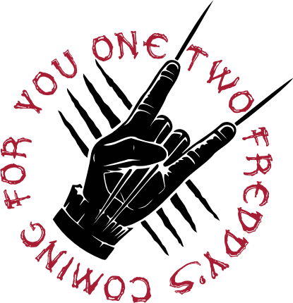 One Two Freddy’s Coming For You Free SVG File for Members – Horror Movie Quote