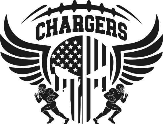 Chargers sign Free SVG File for Members – Football mascot, tshirt design