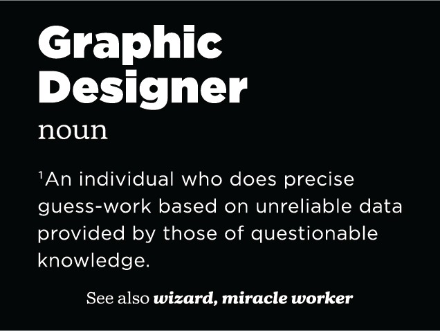 Graphic Designer funny quote Free SVG File for Members – An individual who does precise guess work