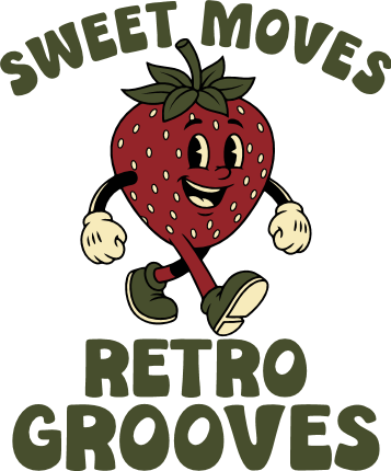 Sweet Moves Retro Grooves Free SVG File for Members – Funky Retro Quote