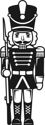 Toy Soldier Free SVG File for Members – Cartoon character guard clipart