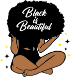 black is beautiful sitting afro girl black people free svg