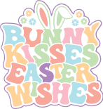 easter free svg bunny kisses easter wishes