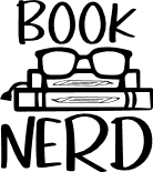 geek nerd book lover free svg