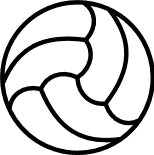 volleyball ball free svg